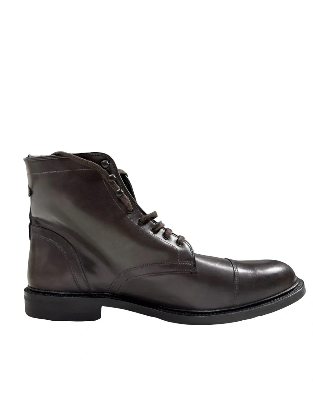 Allen Edmonds Landon Brown Leather Cap Toe Lace Up Boots Men’s Size 14 USA